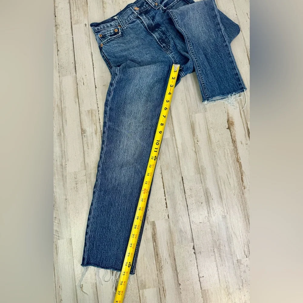 Gap Cheeky Straight Sky High Mid Rise Women Jeans - Size 24| 00R (26x25) - Picture 7 of 10